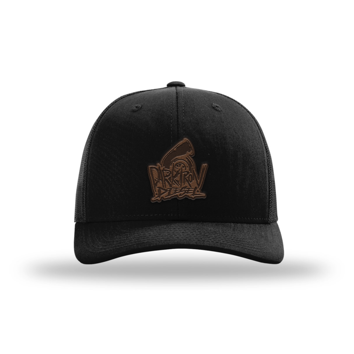 Dark Iron (Brown Leather Patch) Trucker