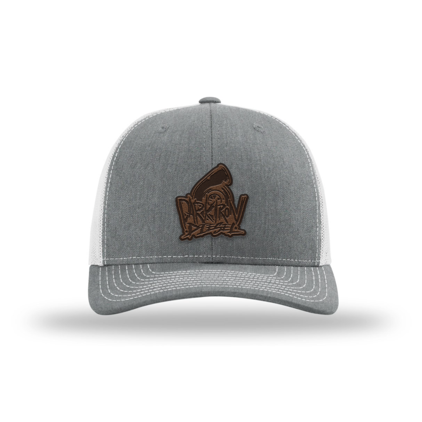 Dark Iron (Brown Leather Patch) Trucker