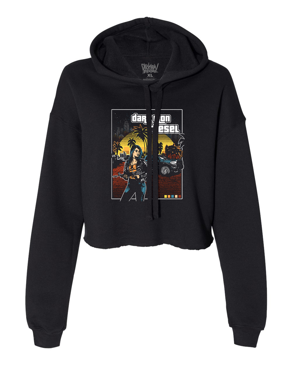 DID GTA Cropped Hoodie