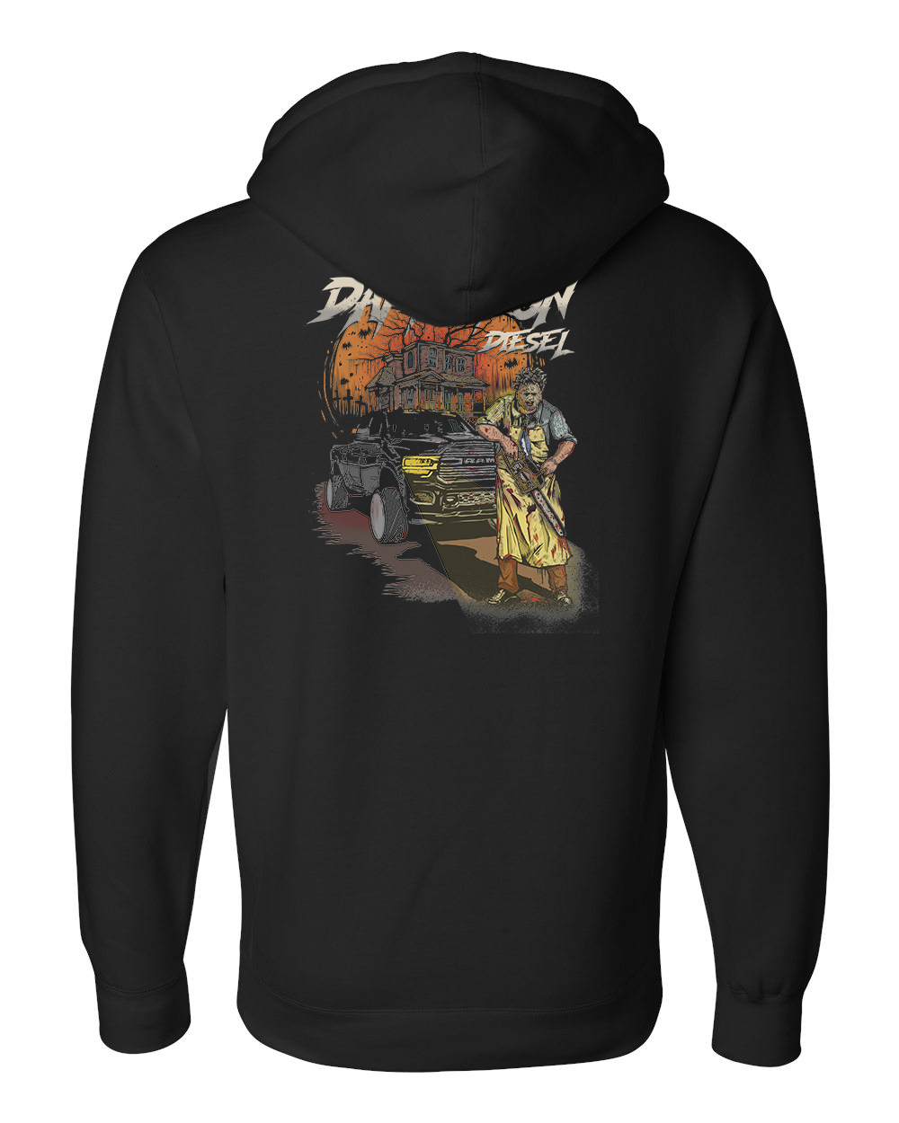 DID Leatherface Pocket Print Hoodie